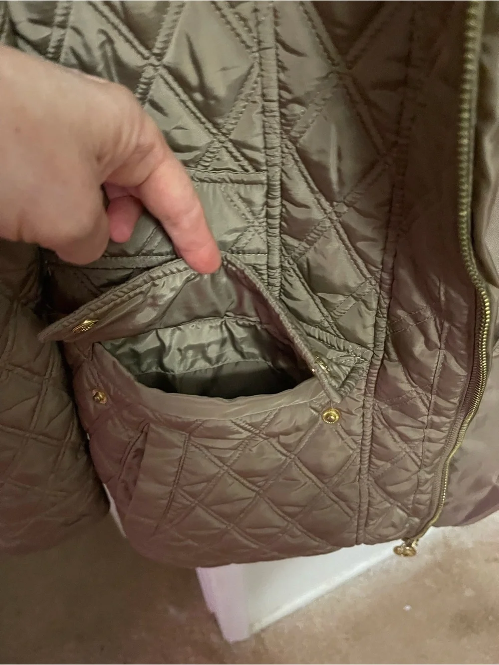 Michael Kors lightweight quilted